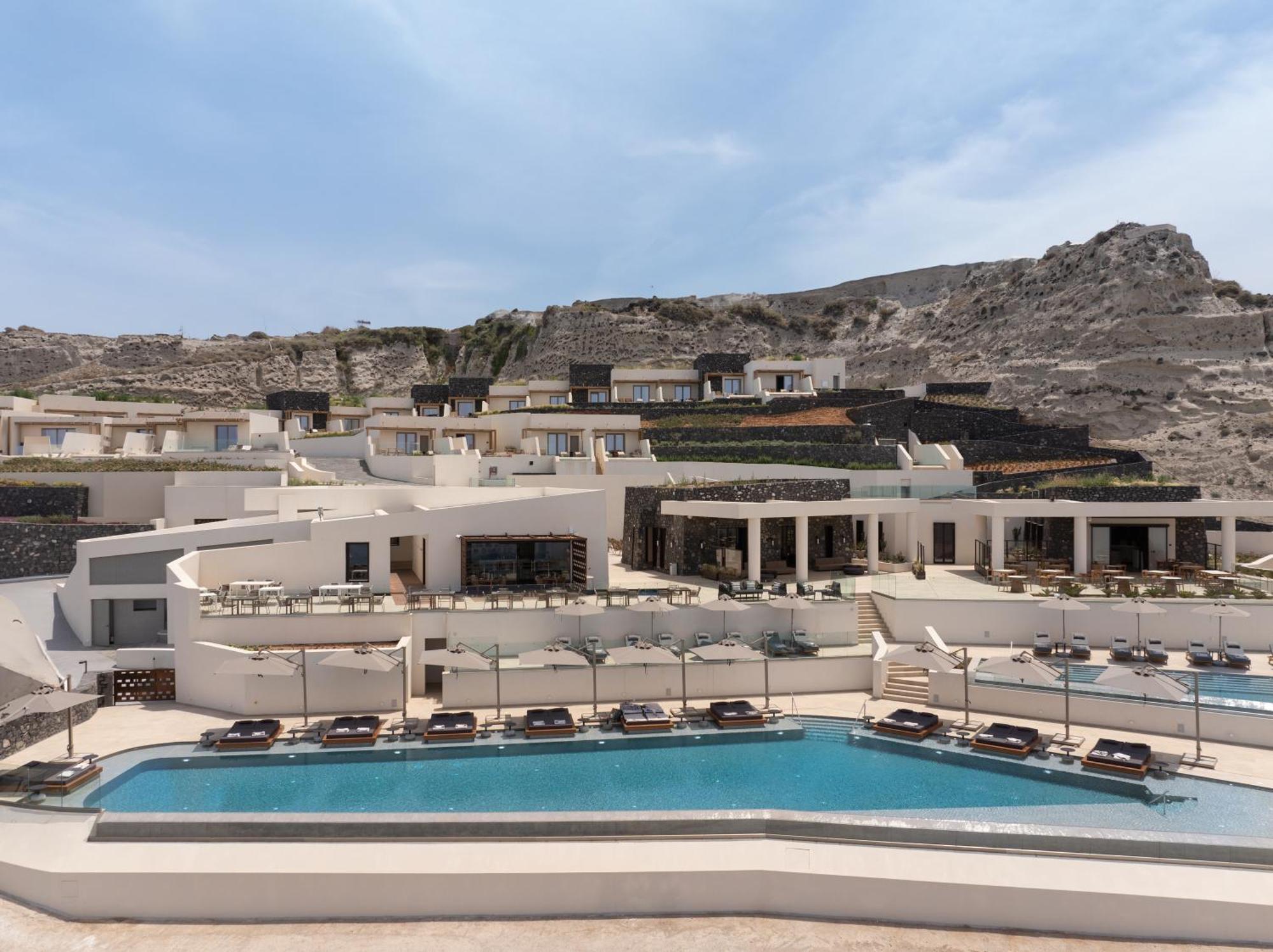 Santo Mine Oia Suites Bagian luar foto